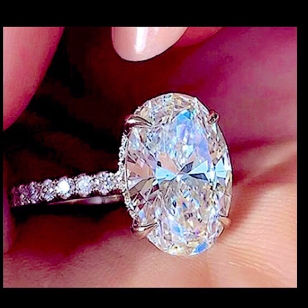 💍 New Simulated 💎 Sterling Silver Zirconia👰🏼💍 - Picture 7 of 8